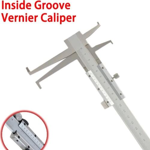 Inside Groove Vernier Caliper 9-150mmmm 0.02mm Steel Inner Vernier Calipers Double Claw Professional