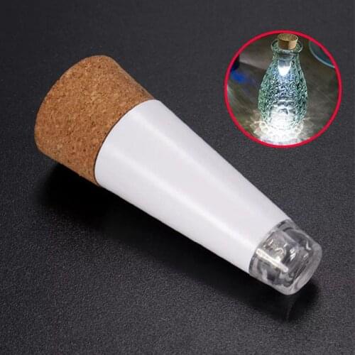 1 Piece LED USB Rechargeable Shiny Bottle Cork Stopper Cap Lamp Creative Romantic Cork Lights Festive Atmosphere Lights