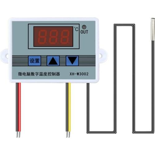 XH-W3002 110-220V Digital LED Temperature Controller 10A Thermostat Control Switch Probe with waterproof sensor Microcomputer