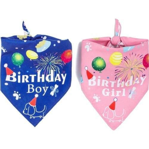 Party Pet Dogs Caps Cat Dog Bibs Birthday Costume Design Head-wear Hat Christmas Bandana Hat Scarf