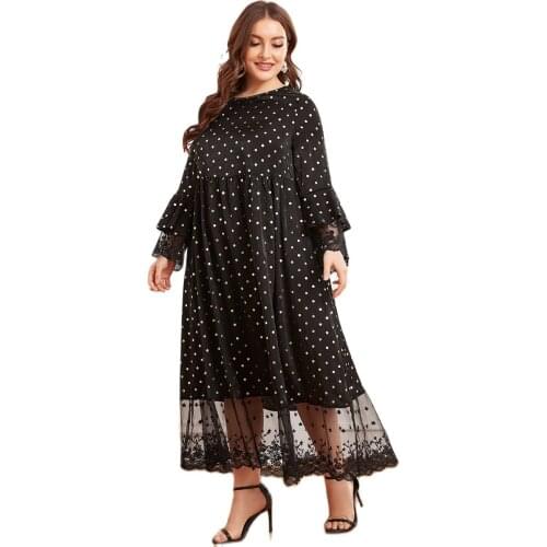 Embroidery Islamische Kleidung Hijab Abaya Evening for Muslim Clothes Women Faldas Dress