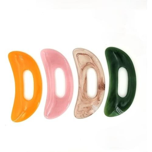 1Pc Guasha Board Natural Stone/Synthetic Resin Tool Scrpy aping Board Massage Tool Guasha Massage Board Scraper Massage Thera