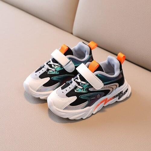 2021 Baby Fashion Sneakers for Boys Girls Sports Shoes 1-6 Years Baby Toddler Infant Outdoor Casual Shoes Breathable Size 22-31