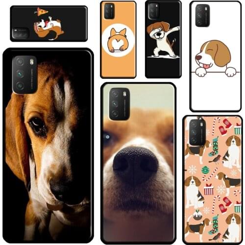 Beagle Dog Cute Cartoon For POCO X3 Pro M3 F1 F2 F3 Phone Case For Xiaomi Mi 11 Lite 9 10 A3 Mi 11 Ultra 10T Pro