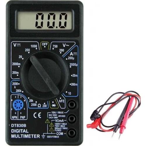 Mini LCD Digital Multimeter DT Digital Tester Multimetro For Volt Amp Ohm Tester Meter Voltmeter Ammeter Overload Protection