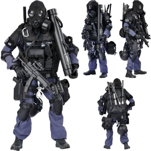 1/6 Scale SAS CRW Troop SWAT Toy Figures 11.8" 30cm PVC Action Figure Breacher Model with Weapon Accessories Kids Toys for Boys