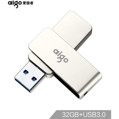 Aigo USB3.0 Flash Drive U330 16GB 32GB 64GB U Disk Fast Mobile Solid State Drive for PC Laptop Compute