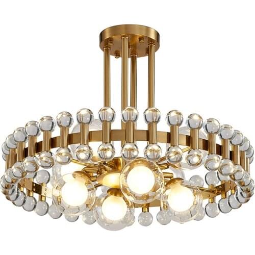 Modern Minimalist Living Room Clothing Store Colored Glass Chandeliers Creative Warm Bedroom Cloakroom Personalized Lamps