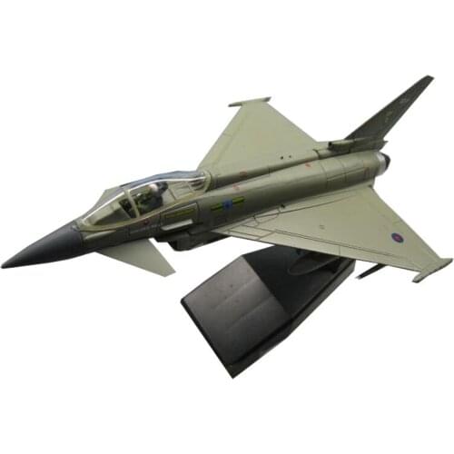 1/100 European Typhoon Fighter EF-2000 Alloy Simulation Finished Model Brand New Exquisite Aircraft Model in Original Package