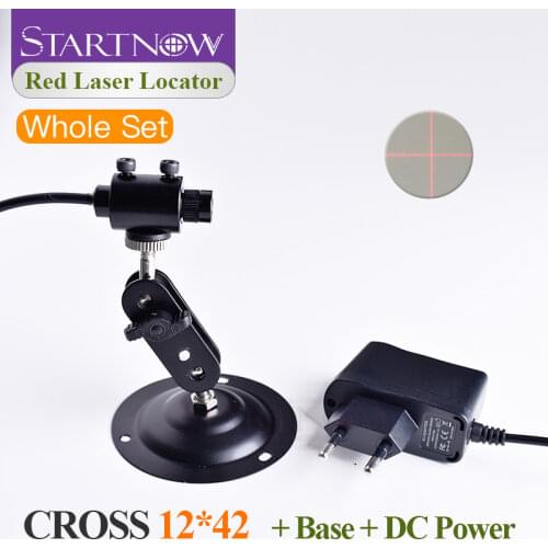 Set 12*42 635nm 10mw Adjustable Cross Laser Red Light Locator Red Positioner Beam Laser Cross For CNC Woodworking Marker Machine