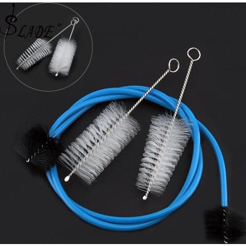 SLADE 3pcs/set Instrument Cleaning Set Trumpet Ceaning Brush with Mouth Brush and Rope Brush for Wind Instrument Accessories