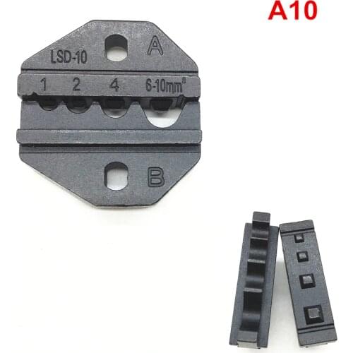 Crimp die set A10 for crimping non insulated terminals lug 17-7AWG 1-10mm²