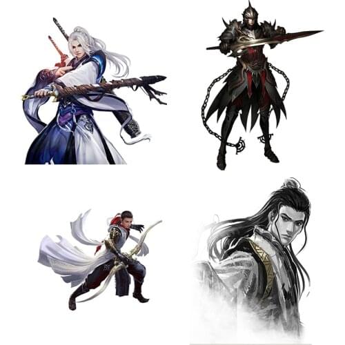 Three Ratels CMH26 Ancient warrior anime wall sticker laptop decal