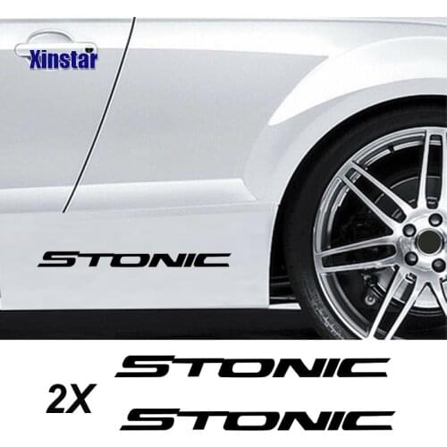 2pcs car body sticker for kia stonic