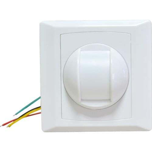 New Surface Wall Mounted Curtain PIR Detector 86mm Standard Wired type NC NO relay signal output optional Smart home lamp switch