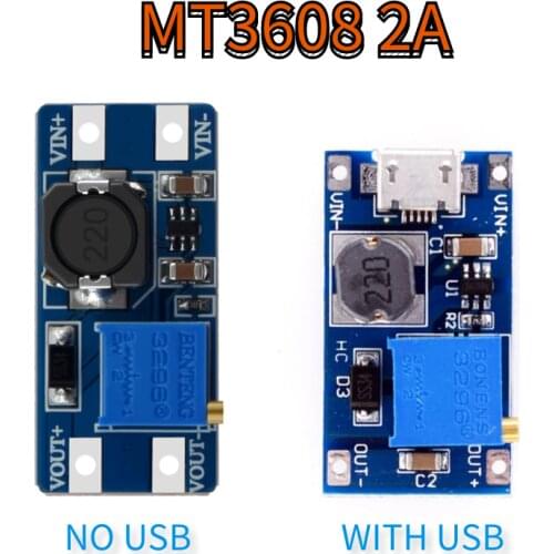 MT3608 DC-DC Step Up Converter Booster Netzteil Modul Boost-Step-up Board MAX ausgang 28V 2A