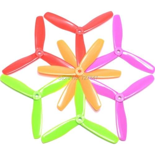 24 Pairs 5045 3 blades Bullnose Propeller CW /CCW for 250 FPV Racing Quadcopter ZMR250 Robocat