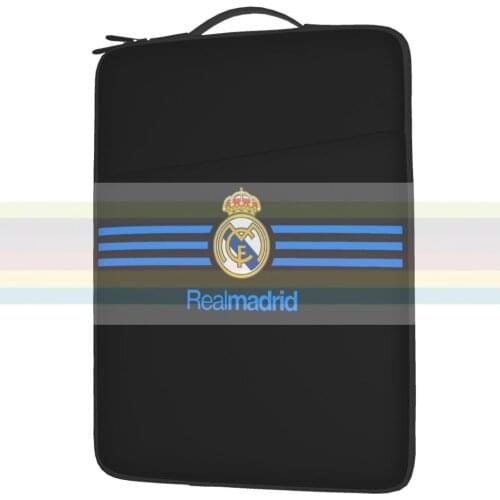 Real Madrid. Waterproof laptop bag 13 14 15 inches. Laptop bag protective cover for briefcase