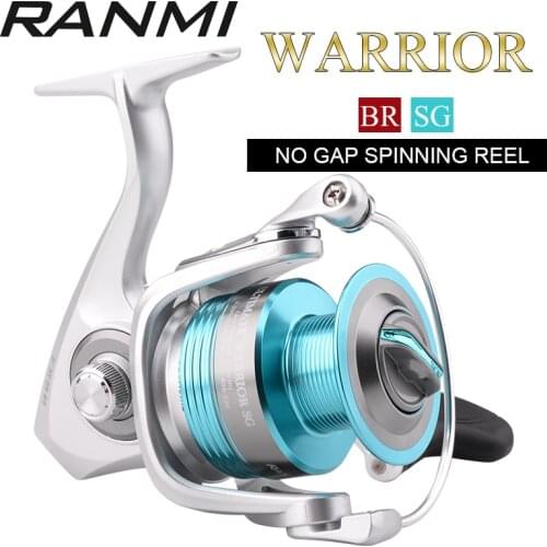 RYOBI RANMI Warrior 1000-6000 Spinning Fishing Reels 5/6BB Gear Ratio 5.1:1/5.0:1 Stainless Steel Bearing Saltwater Reel Fishing