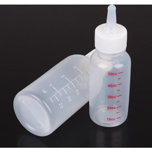 Practical Pet Nurser Nursing Feeding Silicone Bottle Kits With Nipples Milk Water Feeding For Kittens Puppy Hamste