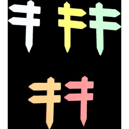 100pcs Plastic Nursery Garden Flower Gardening Label Signs Marking Plastic Nursery Durable Reusable Garden Plant Sign Cards