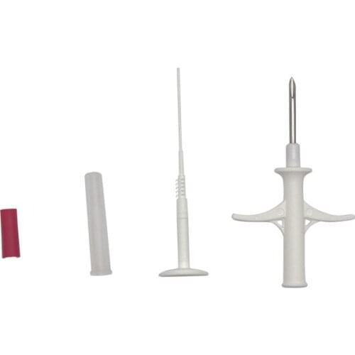 20pcs/pack 1.4*8mm Animal Microchip Injector Rfid Transponder Syringe