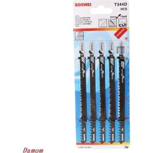 5 Pcs 152mm T344D Saw Blades Clean Cutting For Wood PVC Fibreboard Saw Blade