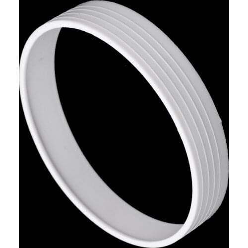 White Plastic Golf Putting Green Hole Cup Ring Outdoor Sports 108mm Dia