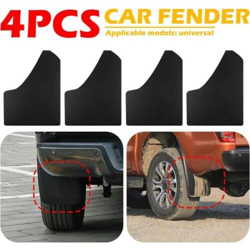 4pcs/set Universal Car SUV Mud Flaps Mudguards Front Rear Left Right Fender Splash Guards Mudflaps Splash Guards