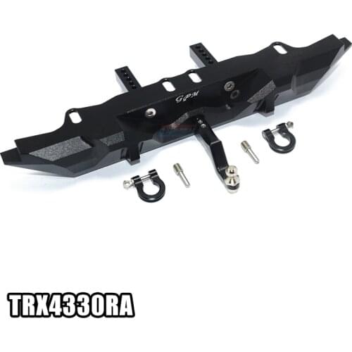 GPM TRAXXAS TRX-4 82056-4 aluminum alloy rear bumper bar + U-shaped hook-set TRX4330RA