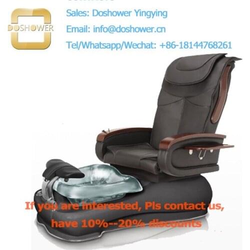 Doshower beauty salon equipment of pedicure chair with nail table of salon furniture