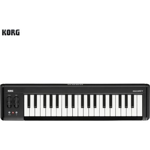 KORG MIDI Controller 37-Key Compact USB MIDI Keyboard Controller USB Powered Compatible with iPhone iPad Mac Windows Computer