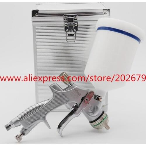 FREE SHIPPING HVLP SPRAY GUN 1.3/1.7/2.0mm Paint Spray Gun Professional Airbrush Spray Gun For Painting Cars Gravity Spray Gun