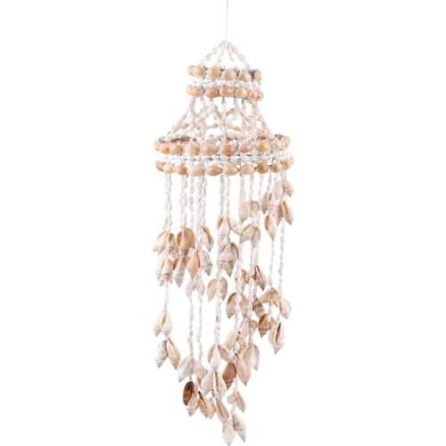 Hot Conch Sea Shell Wind Chime Hanging Ornament Wall Decoration Creative Hanging Pendant Stylish Hanging Ornament Hanging