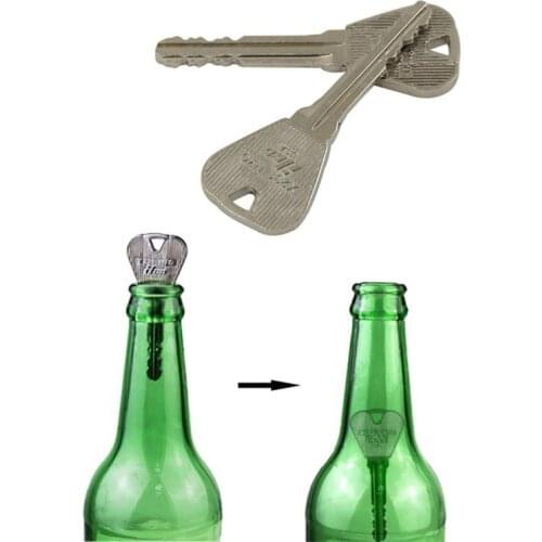 Metal Magic Trick Toy Folding Key Thru Bottle Or Metal Ring Penetration Magic Trick Props Magic Joke Toy Magic Show Prop B1097