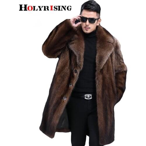 Men Fake fur jacket Winter Jacket Men Fur Coat Tops Button Jacket Casual Solid Long Jacket Men Fake Fur Coat Jackets