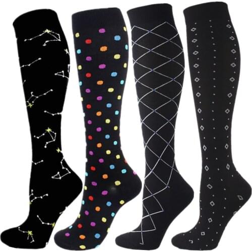 58 Styles Compression Socks Fit For Medical Edema Diabetes Varicose Veins Copmpression Socks Outdoor Running Flight Travel