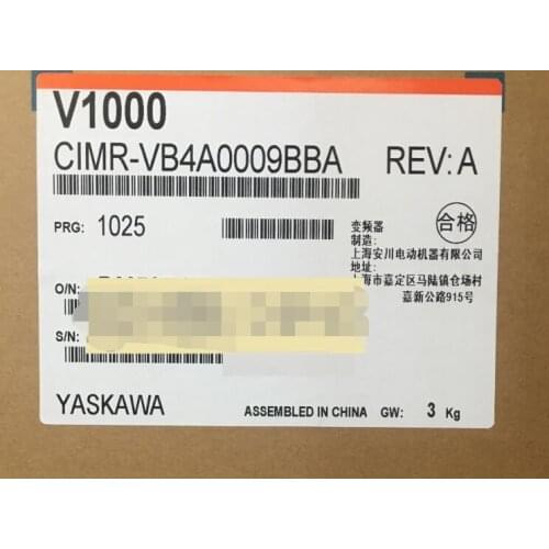 New original authentic Anchuan inverter V1000 CIMR-VB4A0009BBA / BAA 3KW / 3.7KW