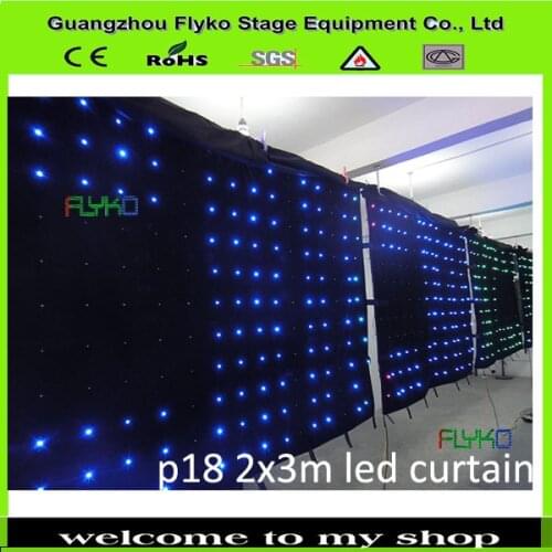 P18 6x2m china suppliers sex video flexible backdrop led video cloth
