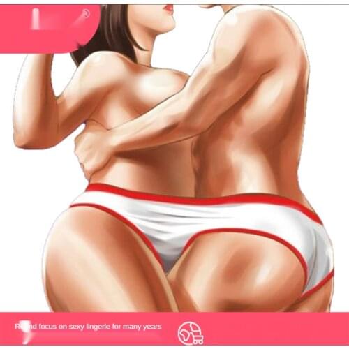 Couples Underwear, Double Temptation, Passion, One Piece, Hot, One Body, Men and Women Wear Together Combination Pair Trousers