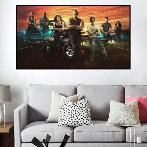 Fast and furious 9 poster Classic Movie Poster Canvas Paining Wall Art Decoration Living Room Decor Home Decor