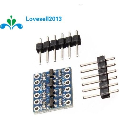 5PCS IIC I2C Logic Level Converter Bi-Directional Board Module 5V/3.3V DC For Arduino With Pins