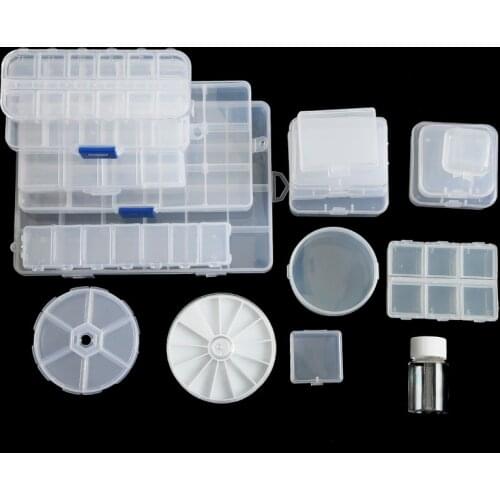 Top selling Transparent Plastic Storage Box Clear Square Multipurpose Display Case Plastic Jewelry Storage Boxes