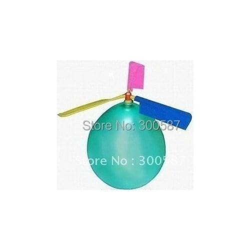 Promotion novelty Balloon UFO balloon helicopter Balloon flyer with 2 balloon in a bag 100pcs children kid toy gift