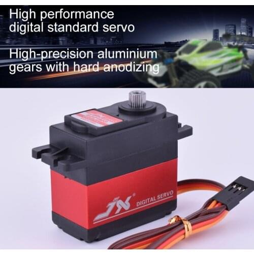 JX PDI-6221MG 4.8-6.0V 20KG 0.16 Sec Large Torque Metal Gear Digital Core Servo For RC Car Helicopter RC Model Accessories