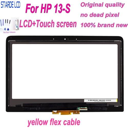 STARDE LCD For HP Pavilion x360 13-s150sa Spectre 13-4050na 13-S LCD Display Touch Screen Digitizer Assembly with Free Tools