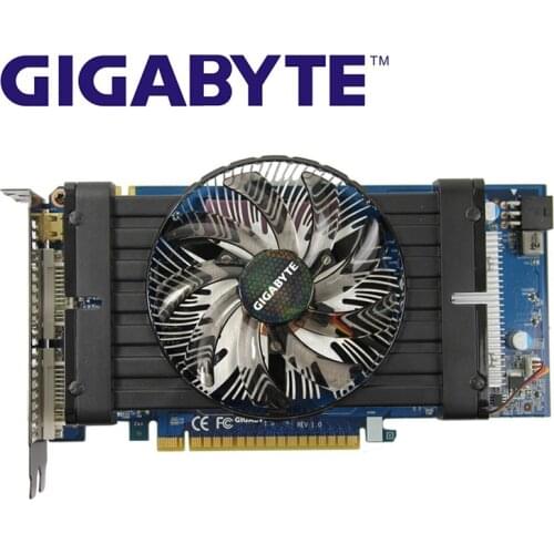GIGABYTE GTX 550Ti 1GB Graphics Card GPU GDDR5 Video Card for nVIDIA Map GeForce GTX550 Ti 1GD5 Cards mini Dvi Videocard Used