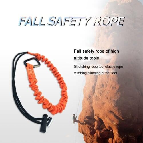 Climbing Elastic Rope 1PC Lanyard Tool Safety Single Retractable Supplies Accessories Travel Telescopic Elastic Rope
