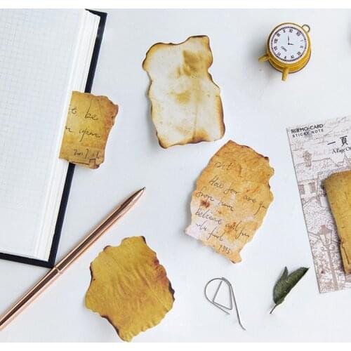 1pack Old Paper Retro N time sticky notes Convenient Writing sticky notes Memo pad message papelaria funny gift