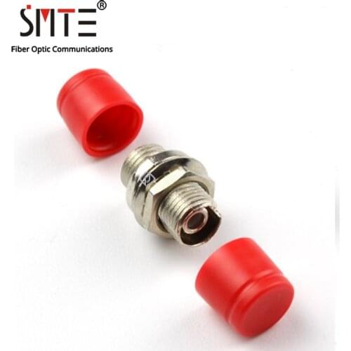 100pcs/lot Optical Fiber Flange Head FC-FC Coupler ST-ST Connector Adapter Less Than 0.2dB